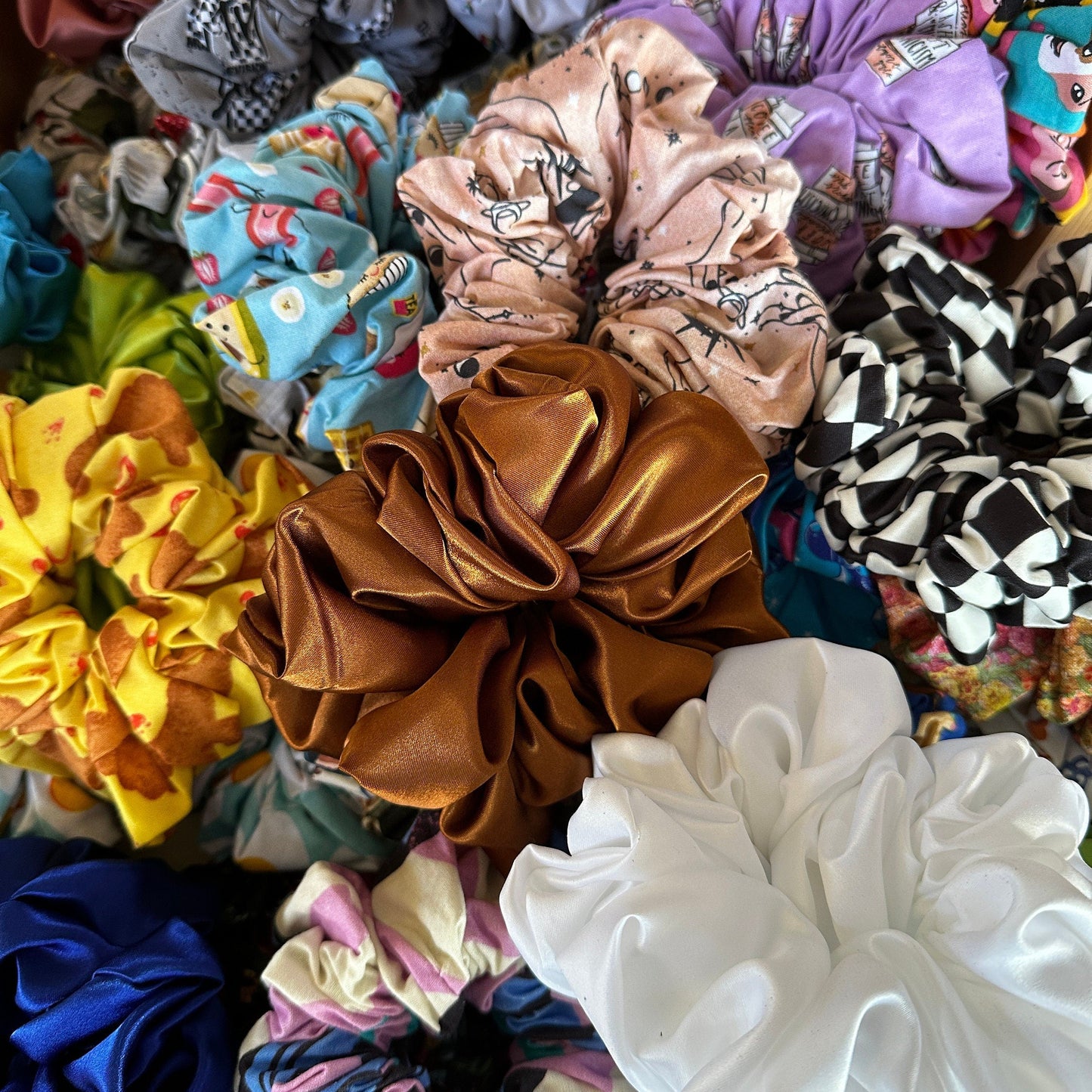 Mystery Bag of 5 Oversized Jumbo XL Scrunchies | Grab Bag | Bridal Gift | Bridesmaid Gift | Gifts for Her
