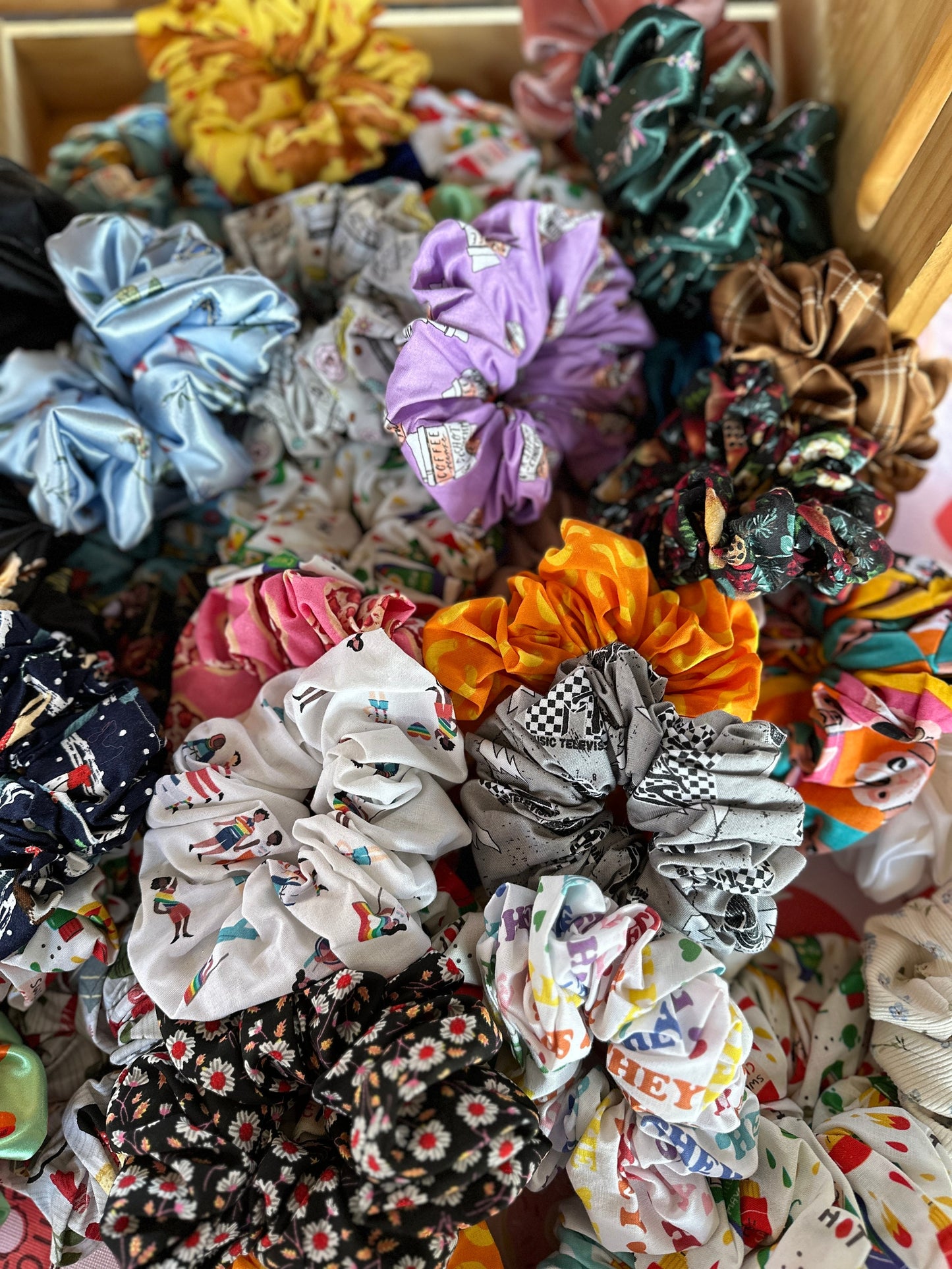 Mystery Bag of 5 Oversized Jumbo XL Scrunchies | Grab Bag | Bridal Gift | Bridesmaid Gift | Gifts for Her