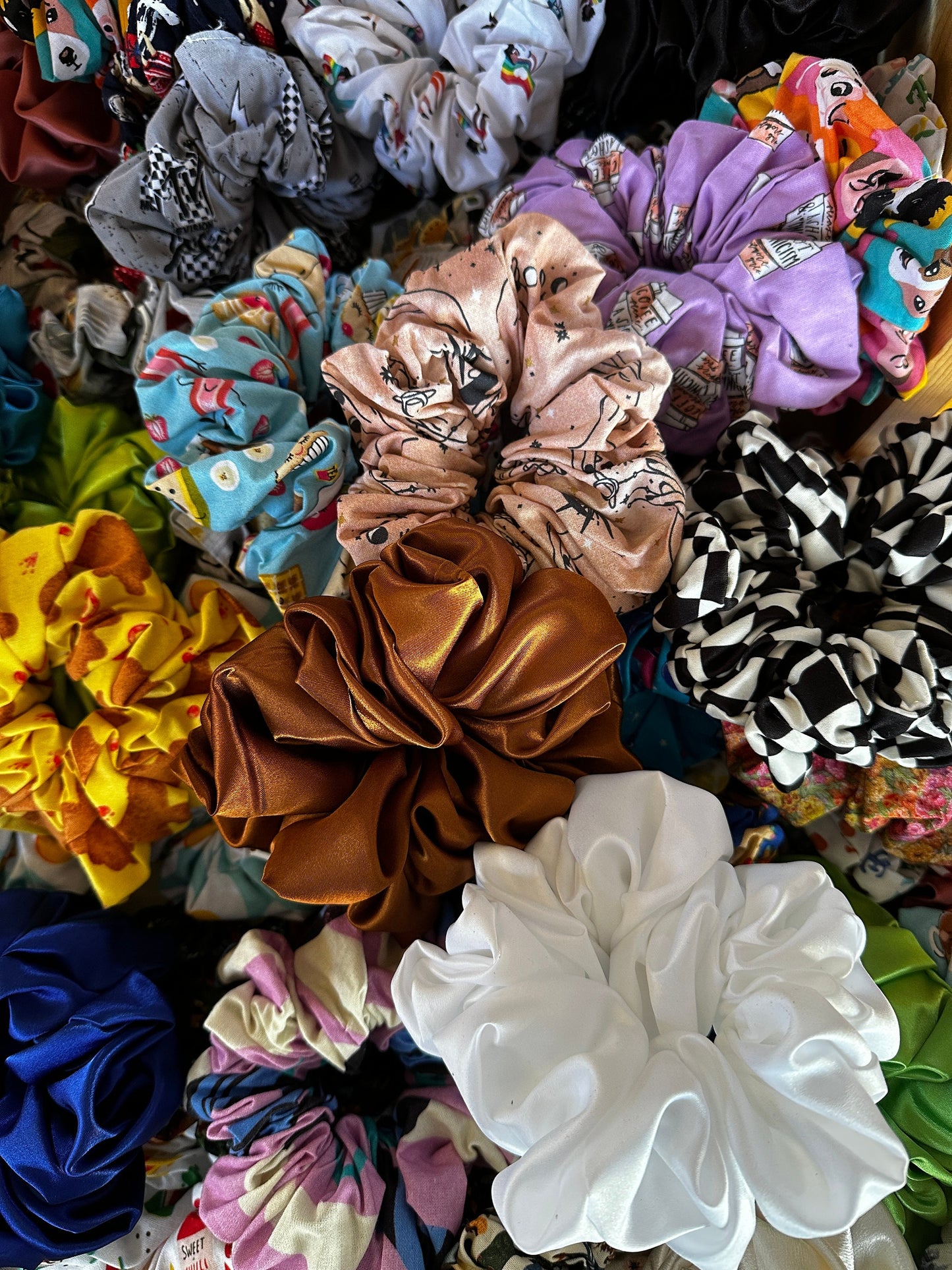 Mystery Bag of 5 Oversized Jumbo XL Scrunchies | Grab Bag | Bridal Gift | Bridesmaid Gift | Gifts for Her