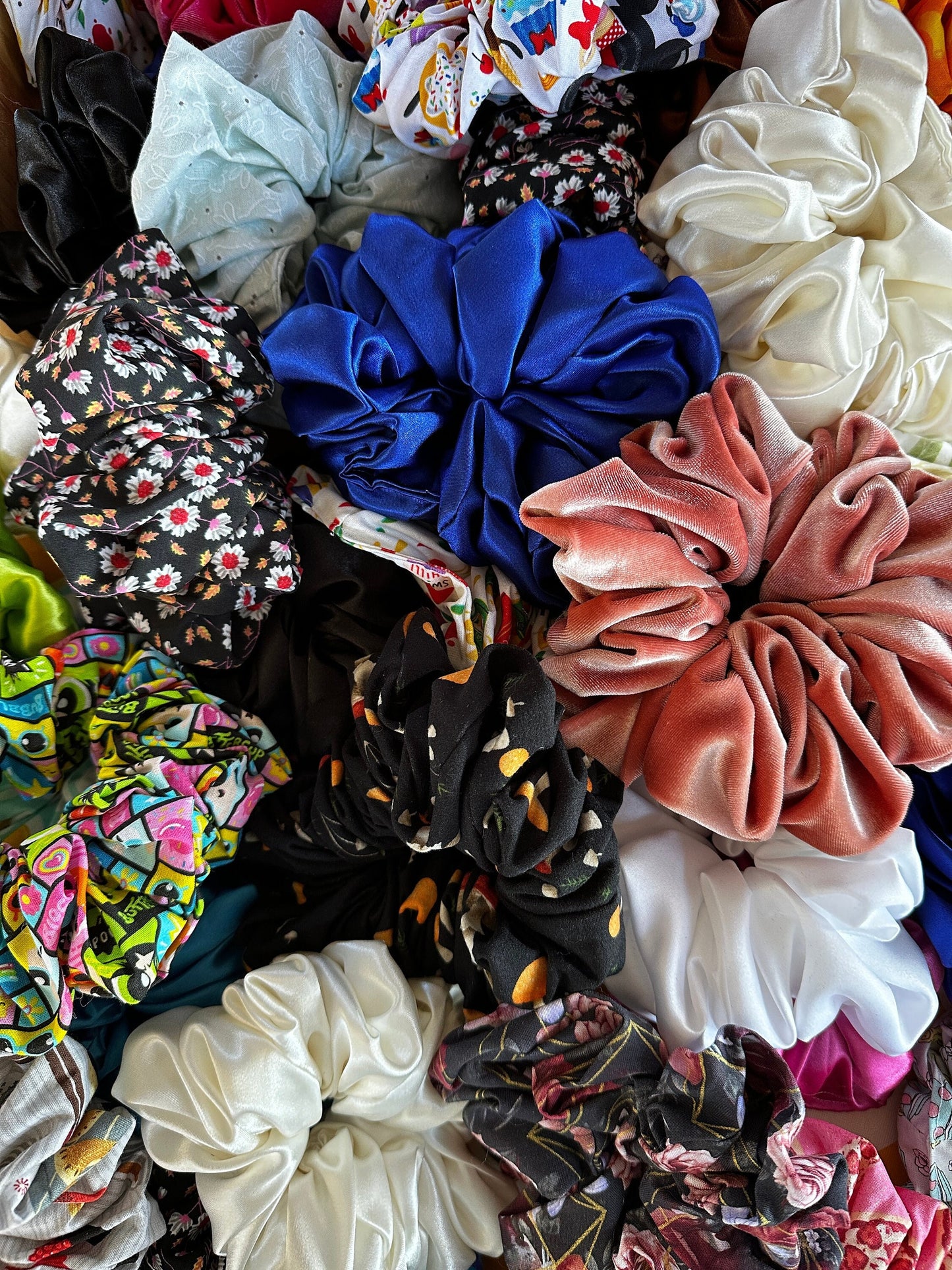 Mystery Bag of 5 Oversized Jumbo XL Scrunchies | Grab Bag | Bridal Gift | Bridesmaid Gift | Gifts for Her