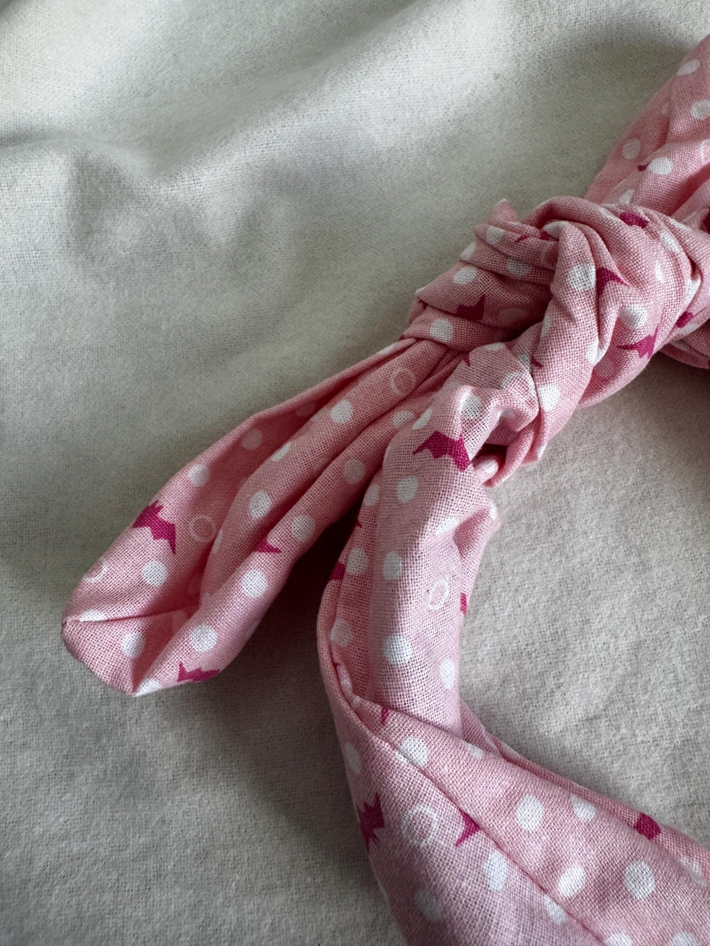 Pink Bat Polka Dot Headband | Hard Headband | Bow Headband| Headband for Women and Girls