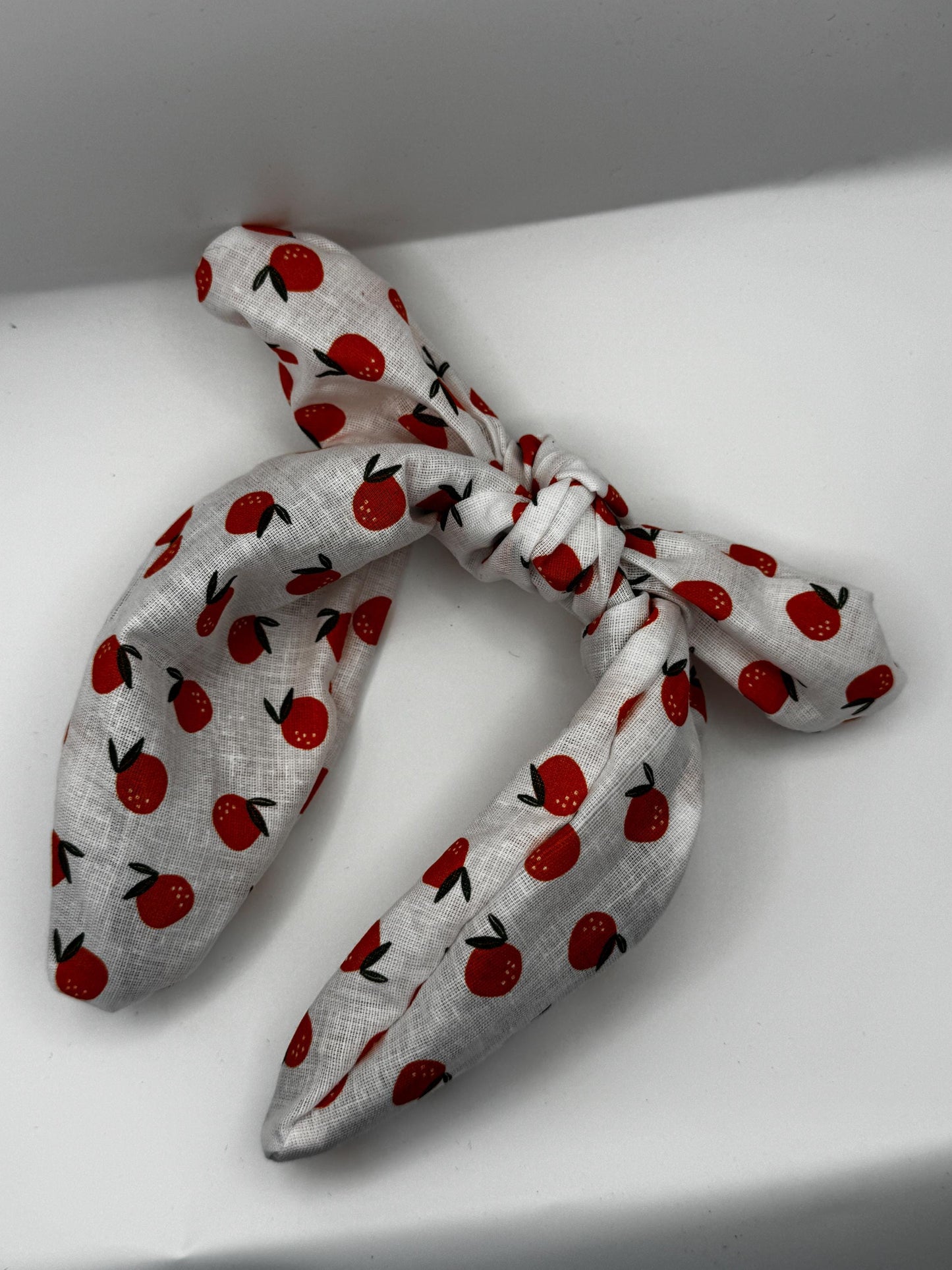 White Orange Headband | Hard Headband | Bow Headband| Headband for Women and Girls