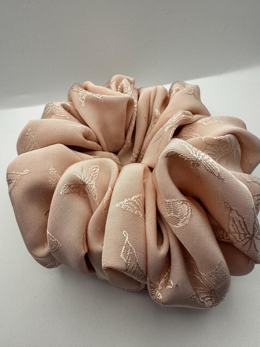 Pink Coquette Cottagecore Butterfly Satin Scrunchie | Bridal Gift | Bridesmaid Gift | Gifts for Her