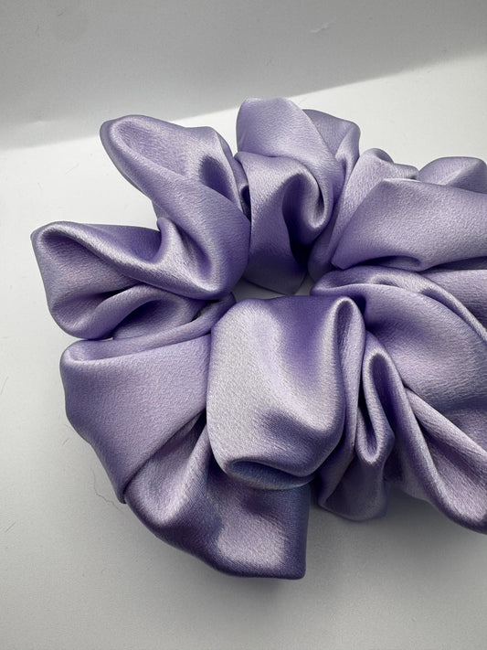 Purple Lilac Lavender Coquette Cottagecore Satin Scrunchie | Bridal Gift | Bridesmaid Gift | Gifts for Her