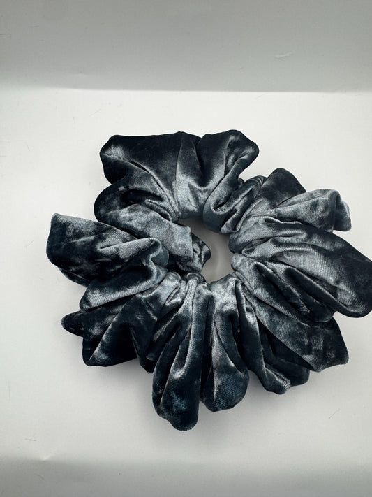 Blue Velvet Oversized Jumbo XL Scrunchie | Bridal Gift | Bridesmaid Gift | Gifts for Her
