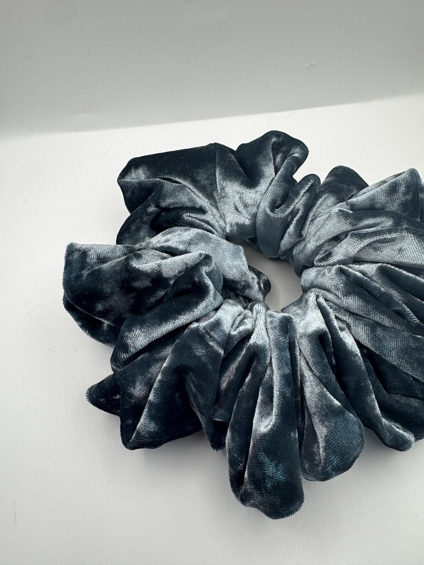 Blue Velvet Oversized Jumbo XL Scrunchie | Bridal Gift | Bridesmaid Gift | Gifts for Her
