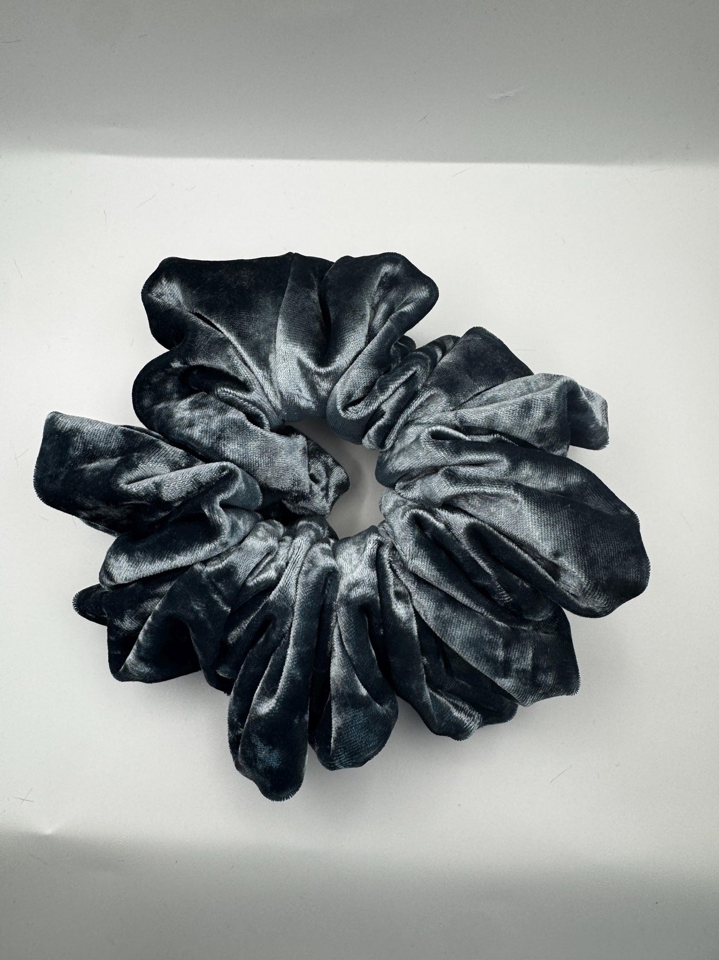 Blue Velvet Oversized Jumbo XL Scrunchie | Bridal Gift | Bridesmaid Gift | Gifts for Her