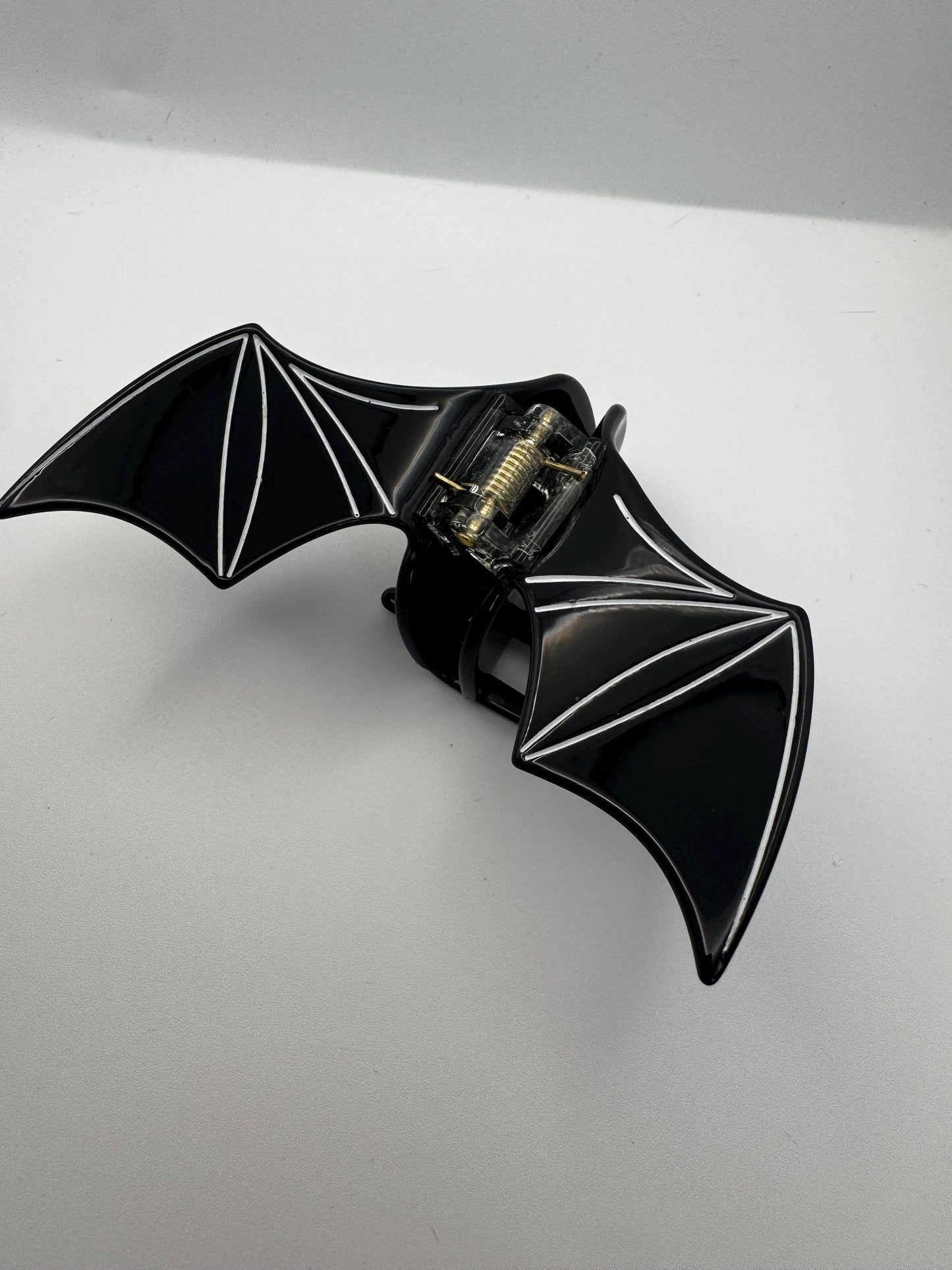 Black Acetate Bat Wing Claw Clip| Hair Clip