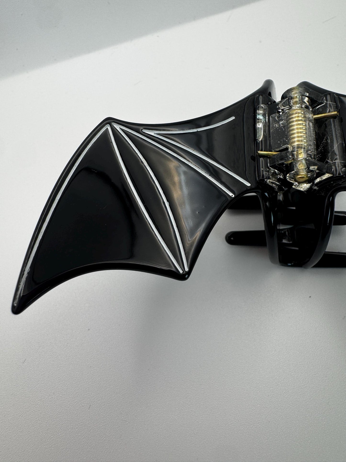 Black Acetate Bat Wing Claw Clip| Hair Clip