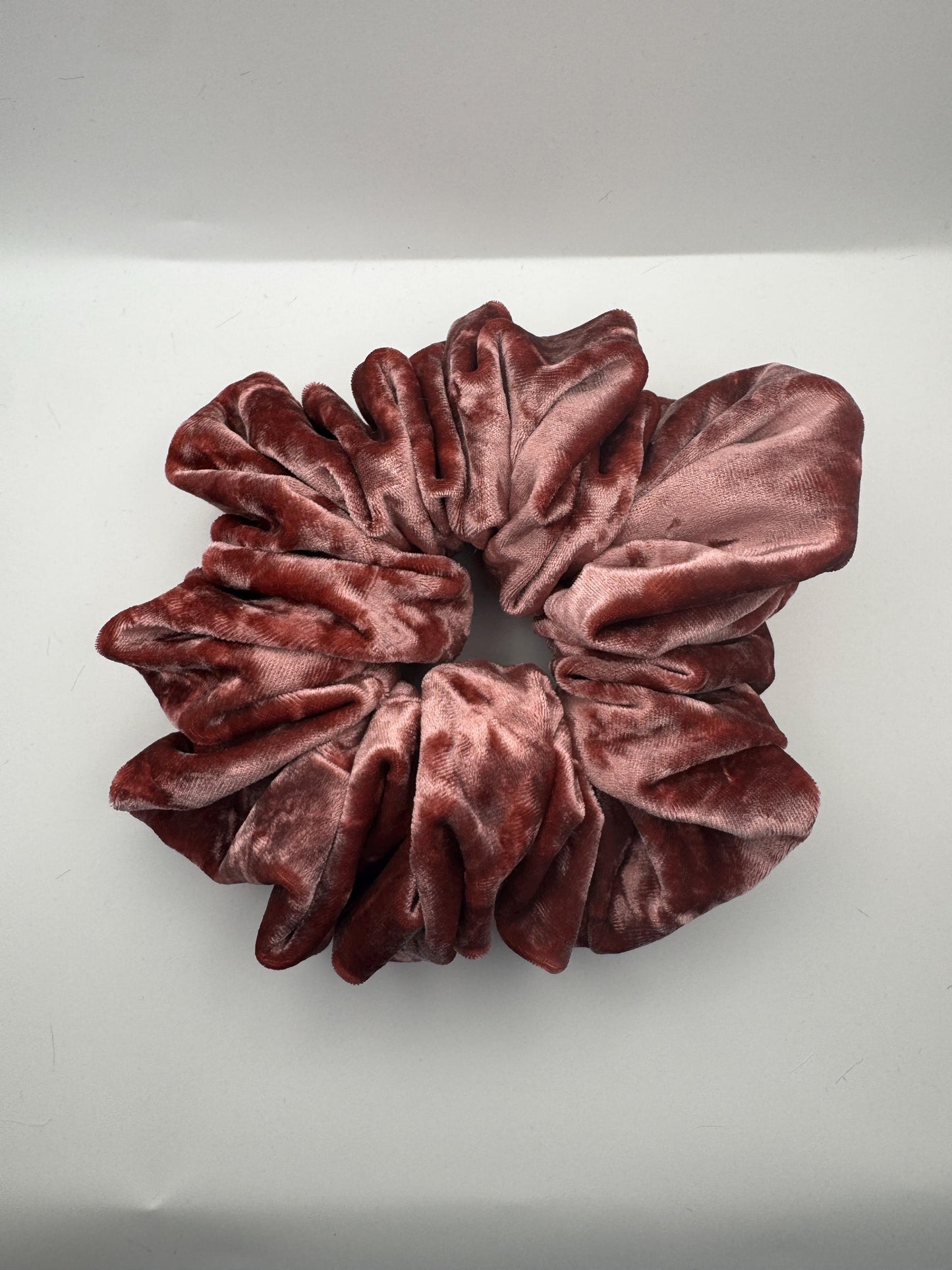 Rose Pink Velvet Oversized Jumbo XL Scrunchie | Bridal Gift | Bridesmaid Gift | Gifts for Her