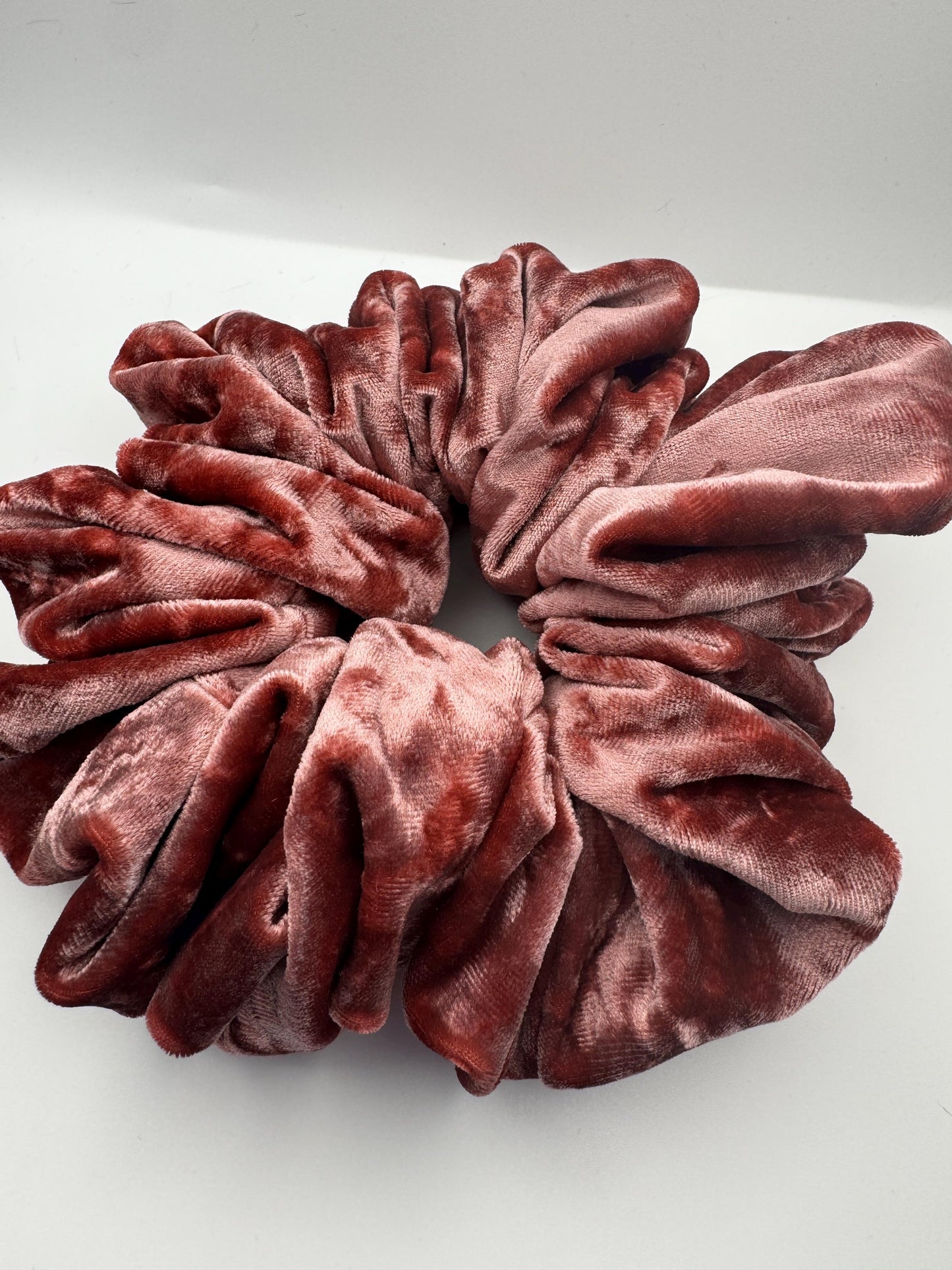 Rose Pink Velvet Oversized Jumbo XL Scrunchie | Bridal Gift | Bridesmaid Gift | Gifts for Her