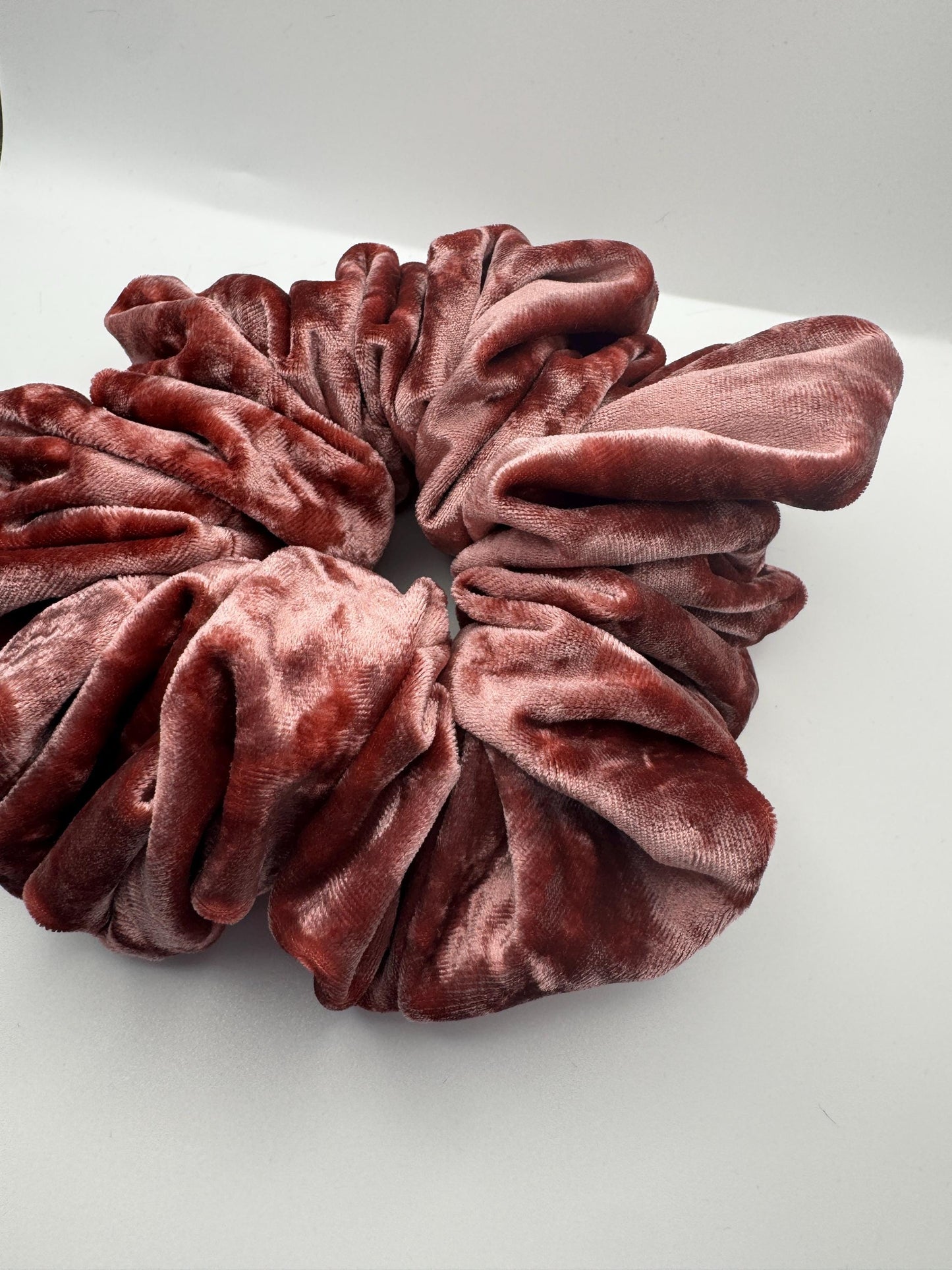 Rose Pink Velvet Oversized Jumbo XL Scrunchie | Bridal Gift | Bridesmaid Gift | Gifts for Her
