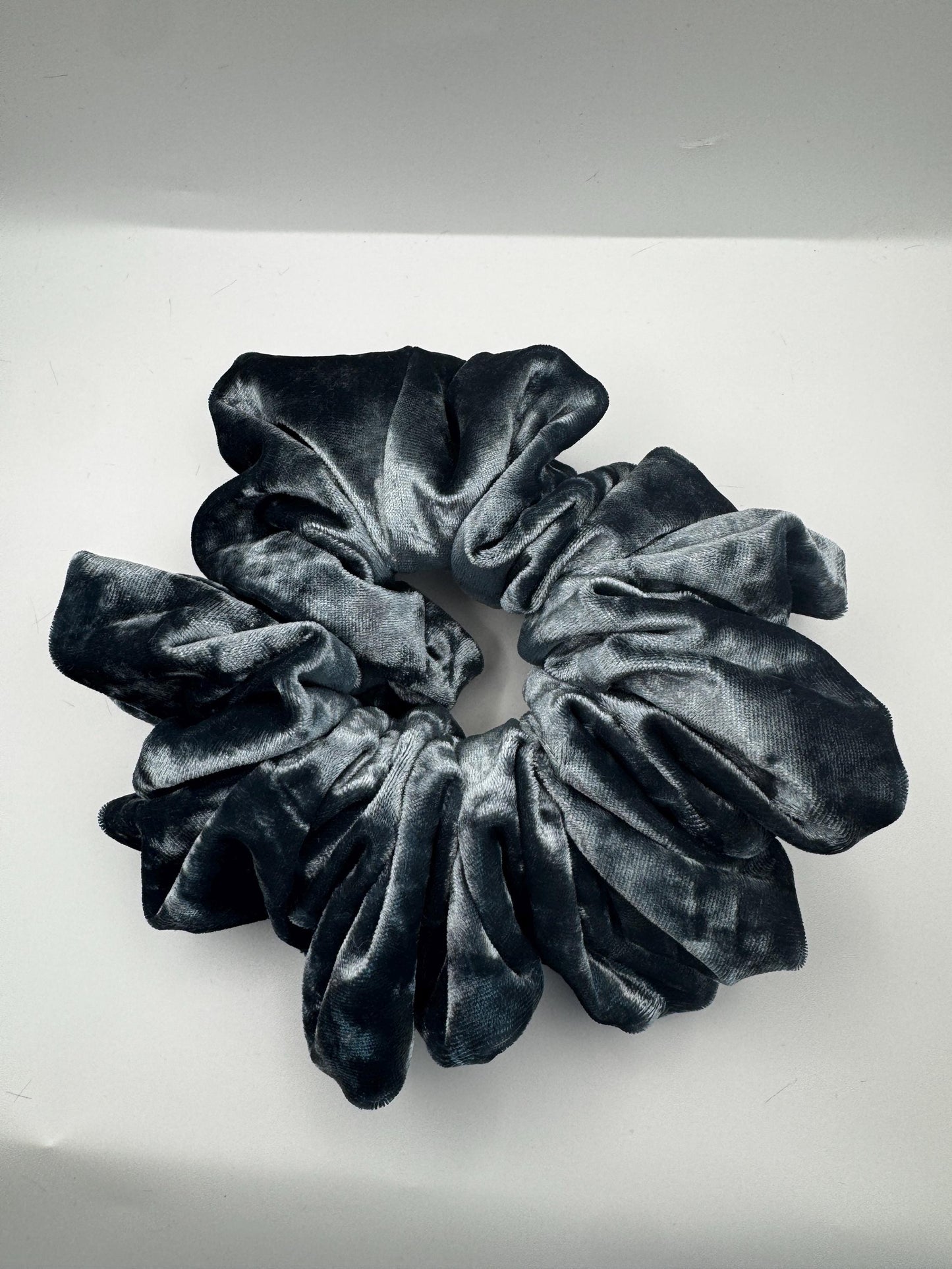 Blue Velvet Oversized Jumbo XL Scrunchie | Bridal Gift | Bridesmaid Gift | Gifts for Her