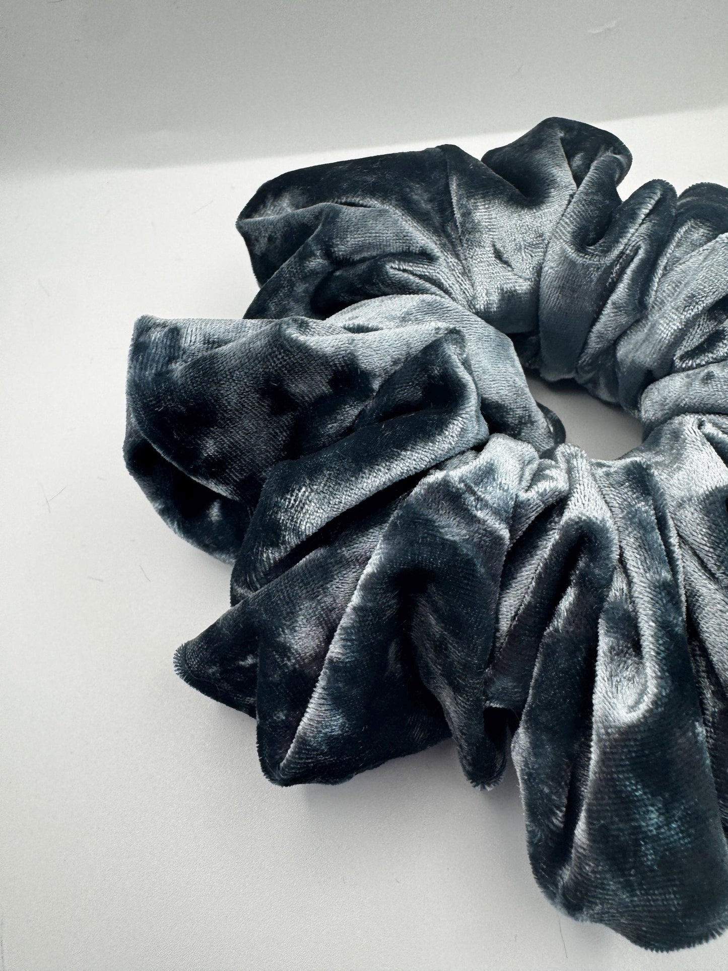 Blue Velvet Oversized Jumbo XL Scrunchie | Bridal Gift | Bridesmaid Gift | Gifts for Her