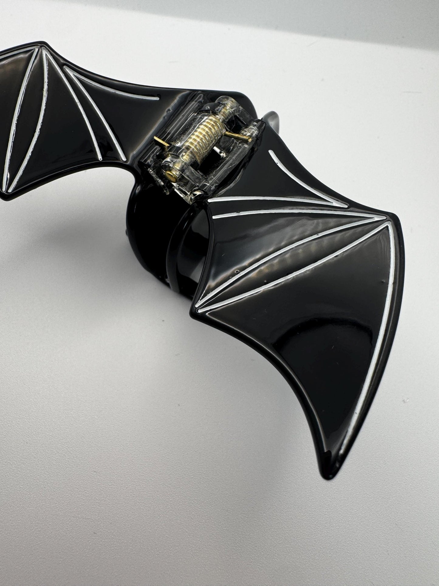 Black Acetate Bat Wing Claw Clip| Hair Clip