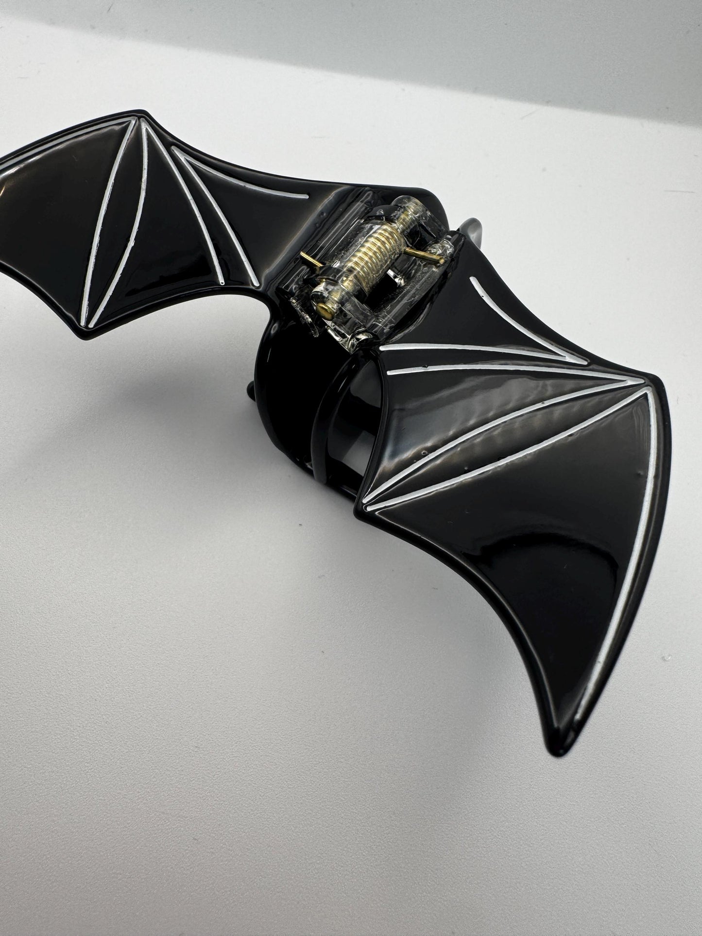 Black Acetate Bat Wing Claw Clip| Hair Clip