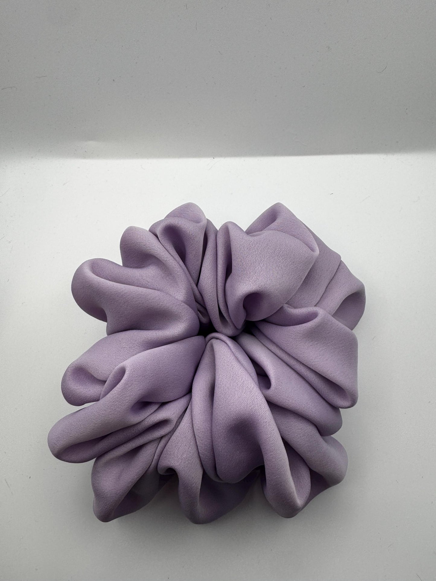 Soft Lavender Purple Rococo Coquette Oversized Jumbo XL Satin Scrunchie | Bridal Gift | Bridesmaid Gift | Gifts for Her