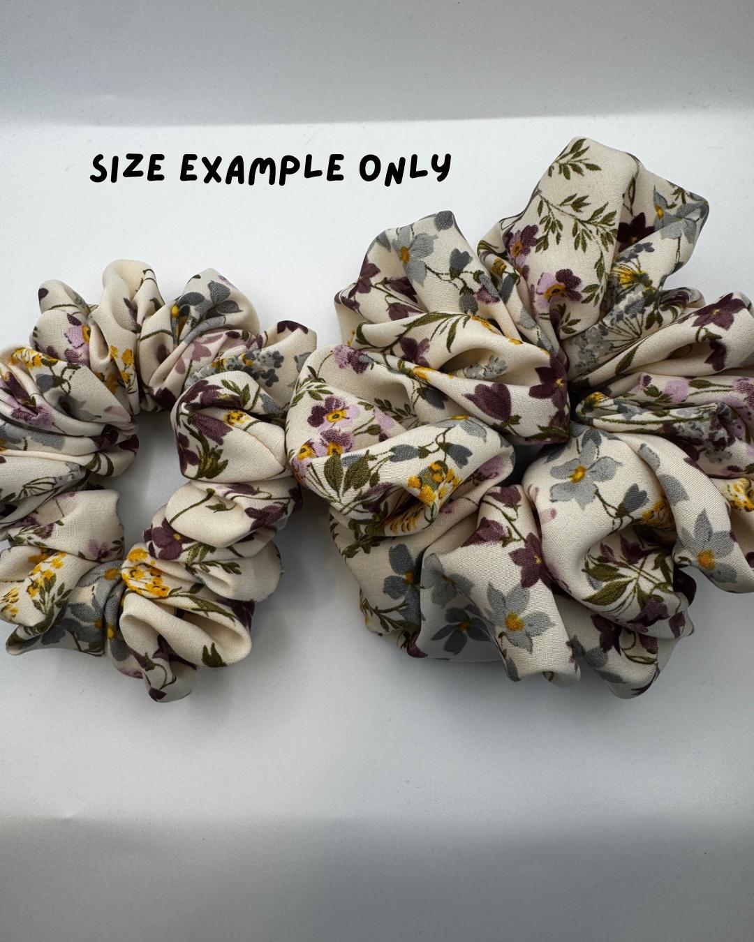 Mocha Mousse Neutral Brown Medium Size Satin Scrunchie | Bridal Gift | Bridesmaid Gift | Gifts for Her